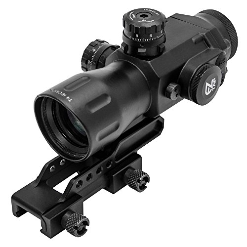 UTG Compact Prismatic 4×32 T4x Glass T-Dot Scope
